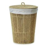 Καλάθι Απλύτων Μπεζ Φ37cm
