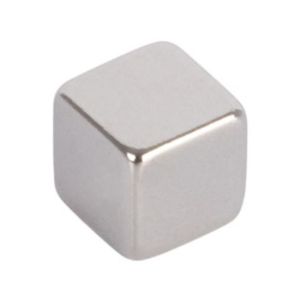 Μαγνήτης Κύβος Neodymium Ασημί 5x5mm 8Τμχ