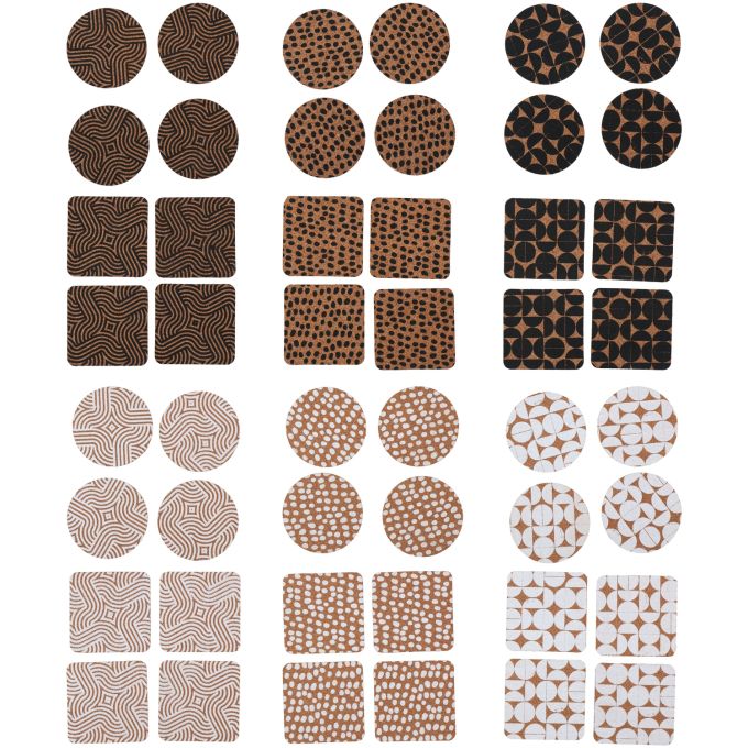 Σουβέρ 4Τμχ 12 Σχέδια