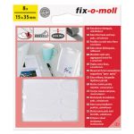 Επιφάνειες Hook+Loop Αυτοκόλλητο Λεπτές Λευκό 35x15mm 8Σετ