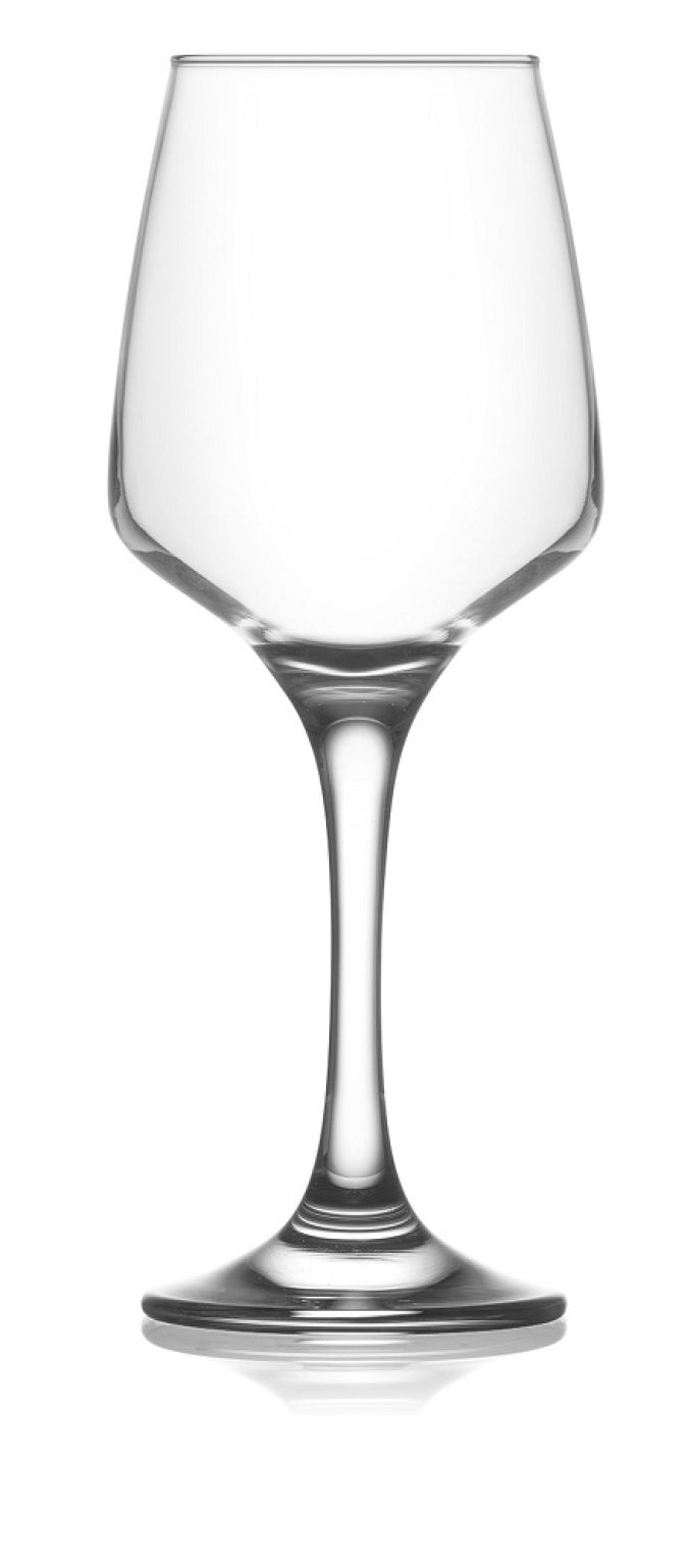 Ποτήρι Κολωνάτο 330cc Διάφανο Γυαλί Σετ 3Τμχ