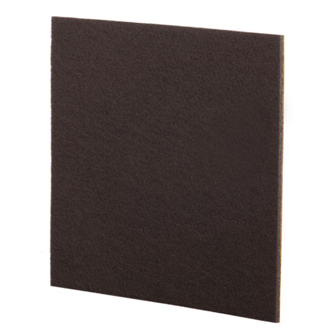 Τσοχάκια Συνθετικά Αυτoκόλλητα Λεία Δάπεδα 200x200mm Καφέ