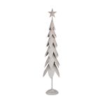 Διακοσμητικό Αντικείμενο Χριστουγεννιάτικο Δέντρο 'Yukon' Μέταλλο Γκρι 21x89cm