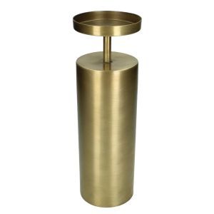 Κηροπήγιο ArteLibre Χρυσό Μέταλλο 10.5x10.5x32.5cm