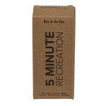 Κλεψύδρα 5 Λεπτών Διάφανο Γυαλί Φ5x12.5cm Σε 4 Χρώματα Άμμου