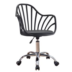 Καρέκλα Γραφείου ArteLibre SRI-LANKA Μαύρο PP/PU 56.5x55.5x83cm