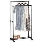 Έπιπλο Εισόδου ArteLibre SOUTHMERE Μαύρο Μέταλλο 74.5x39x157cm