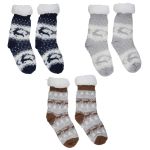 Κάλτσες Cozy 1 Ζευγάρι Σε 3 Σχέδια