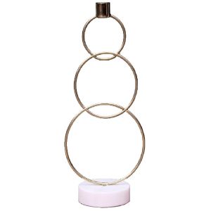 Κηροπήγιο ArteLibre Χρυσό Μέταλλο 13x8.5x30.5cm