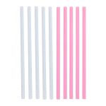 Επαναχρησιμοποιούμενα Καλαμάκια 10Τμχ Πολύχρωμα ALPINA