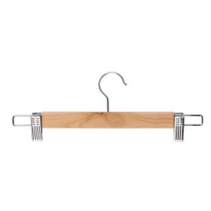 Ξύλινη Κρεμάστρα με Κλιπ 33x12.5x3cm 2Τμχ