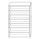 Παπουτσοθήκη ArteLibre SARA Λευκό Μοριοσανίδα/Μελαμίνη 80x40x180cm