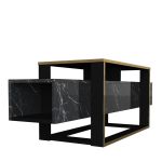 Έπιπλο Τηλεόρασης ArteLibre LEVITHA Μαύρο Μοριοσανίδα/Μελαμίνη 160x50x46cm