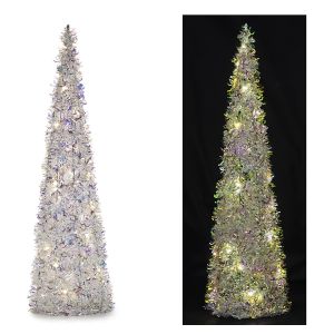 Χριστουγεννιάτικος Φωτιζόμενος Κώνος Με 30 LED 60cm